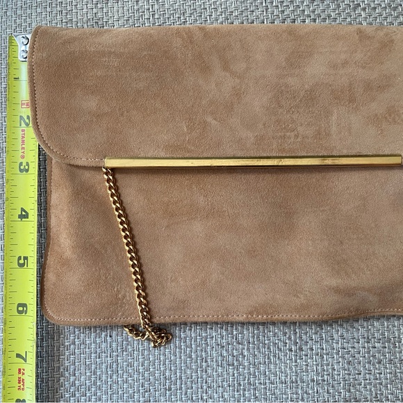 EUC Beautiful Vintage Suede Clutch Purse - Picture 3 of 11